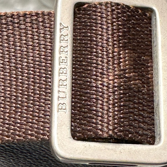 Burberry London Brown Check Crossbody Bag with COA - Picture 6 of 11